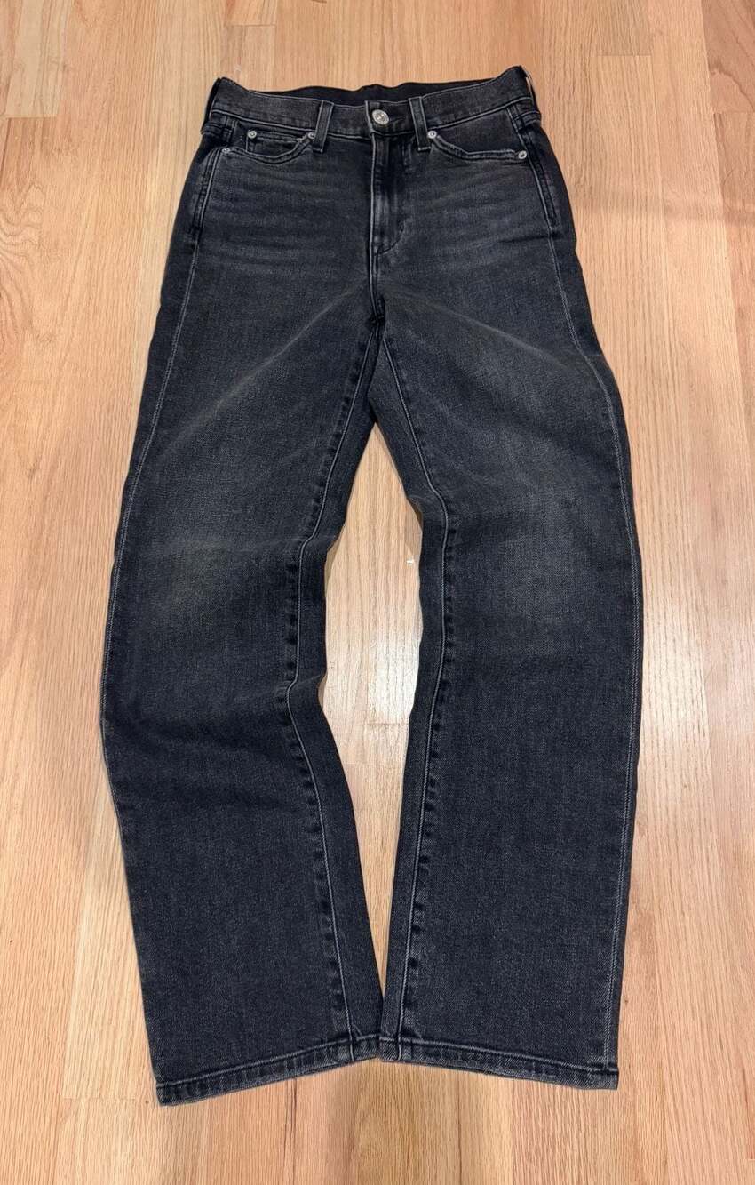 AYR The Lala Black Denim Jeans Size 24S inseam 27